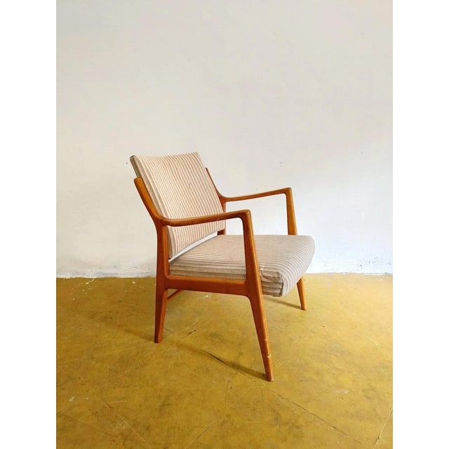 Vintage Swedish Armchair in Birch, 1950s For Sale - Image 10 of 10