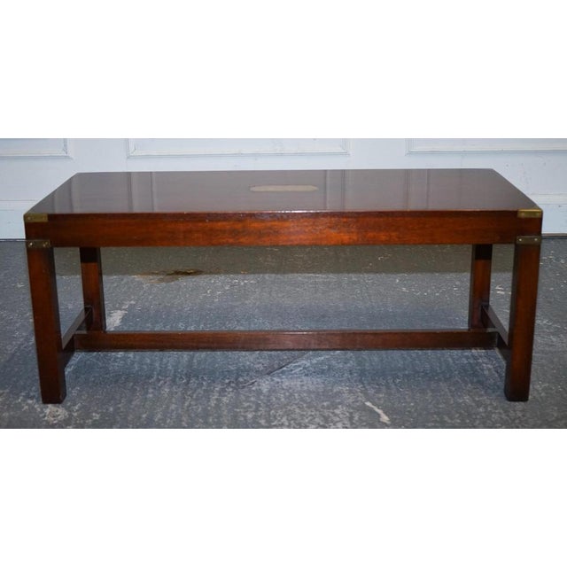 Vintage Military Campaign Coffee Table from R.E.H Kennedy For Sale - Image 4 of 17