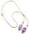 Bulgari 18k Rose Gold Amethyst Chalcedony Tourmaline Lariat Necklace Details: Metal: 18k Rose Gold Length: 16.5"/length...