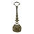 Antique Solid Brass Rose Motif Doorstop For Sale