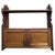 Gold Vintage Wall Cabinet in Walnut For Sale - Image 8 of 8