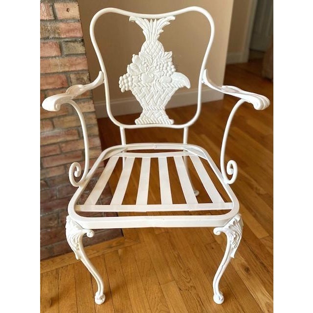 Garden Dining Room Chairs by Woodard For Sale - Image 10 of 17