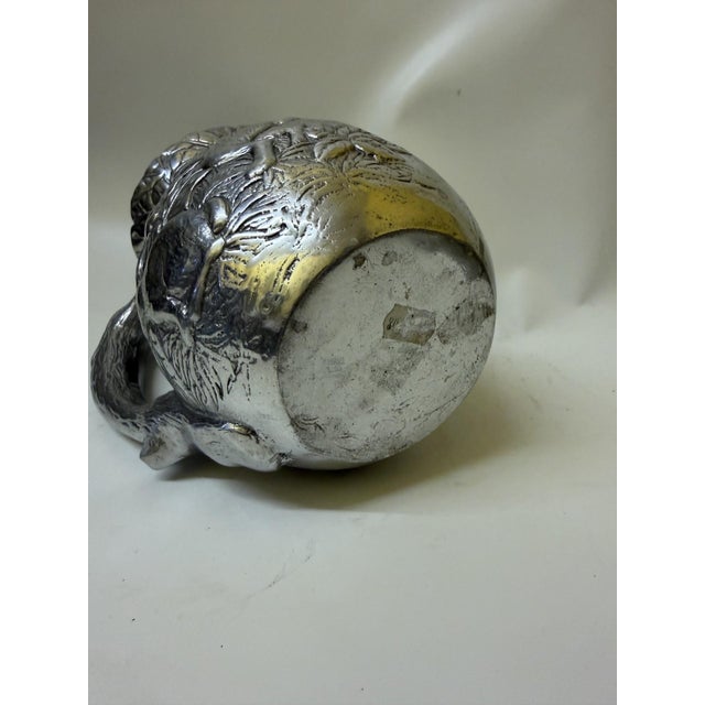 Metal Vintage Aluminum Bunny Serving Set - Attributed to Arthur Court - 2 Pieces For Sale - Image 7 of 18