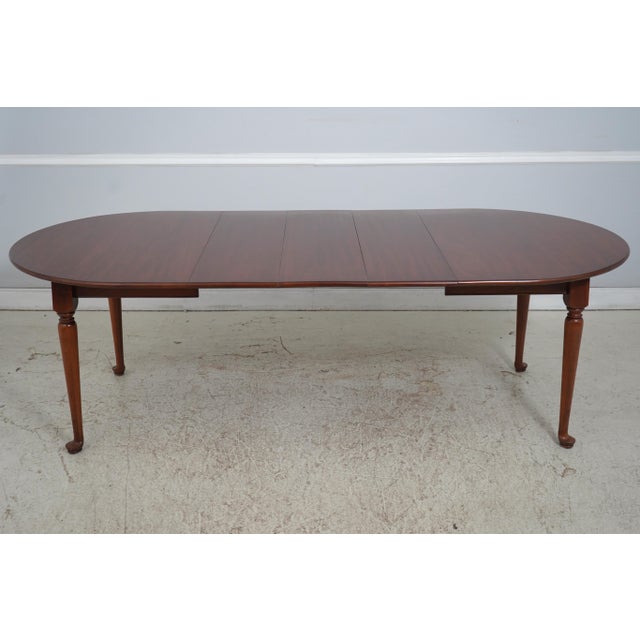Henkel Harris Cherry Oval Dining Table For Sale - Image 12 of 18