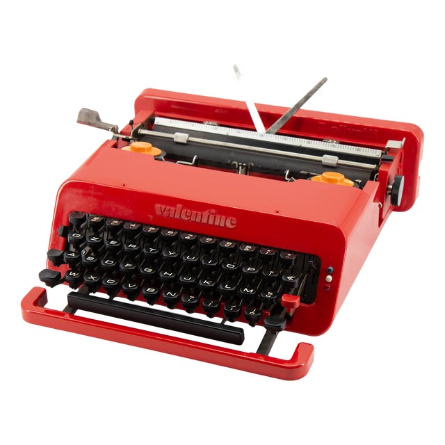 Valentine Typewriter by Ettore Sottsass for Olivetti, 1960s For Sale