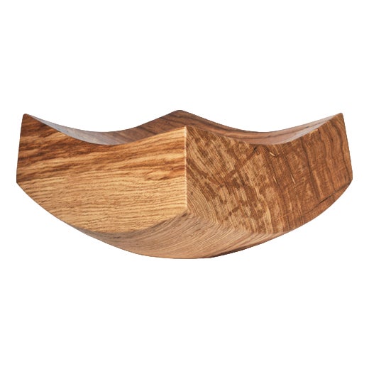 V21384 Vessel in Natural Oak Wood by Jörg Pietschmann For Sale