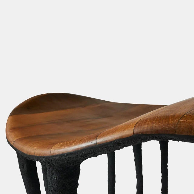 2010s Bended Center Table in Oak by Valentin Loellmann For Sale - Image 5 of 7