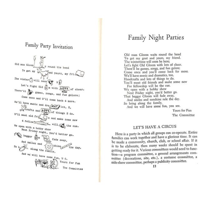 "Gay Parties for All Occasions" Book 1950 Harbin, e.o. For Sale - Image 9 of 10