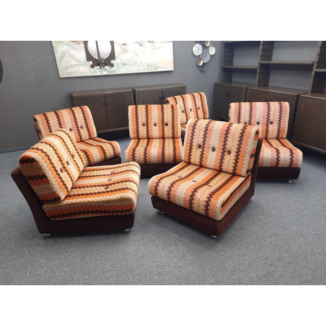 Pop Art Modular Seating Set, 1970s, Set of 6 For Sale - Image 17 of 18