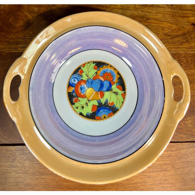 Antique Celebrante (Germany) Handled Luster Bowl For Sale In Orlando - Image 6 of 8