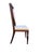 Glass Mid-19th Century Dressing Chair With Convertible Mirror Seatback in Off-White Jacquard Fabric For Sale - Image 7 of 12