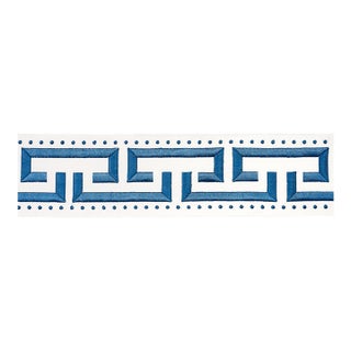 Schumacher X Paloma Contreras Margo Fret Trim In Marine For Sale