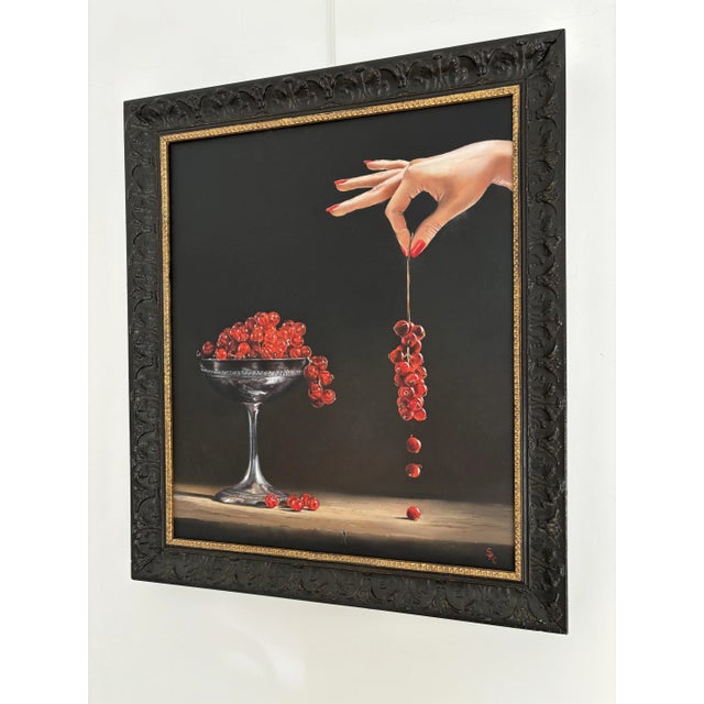 Silvia Rege Cambrin, Gocce di rosso, Oil on Canvas, 2019 For Sale - Image 9 of 11