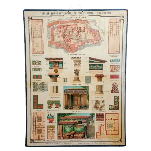 Stephanus Cybulski, Oikia Eaahnnikh, 1897, Collotype Print For Sale