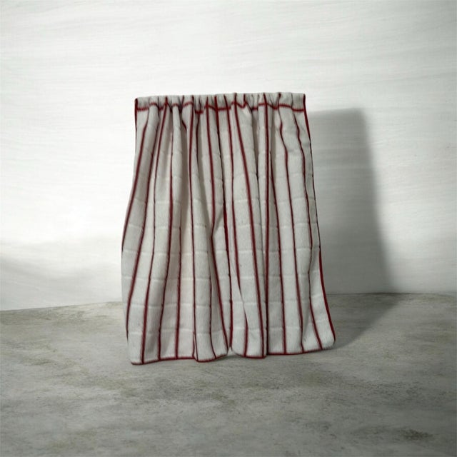 Set of 2 Upcycled Curtains Pair 15 Wide X 23 Length Handmade For Sale - Image 4 of 4