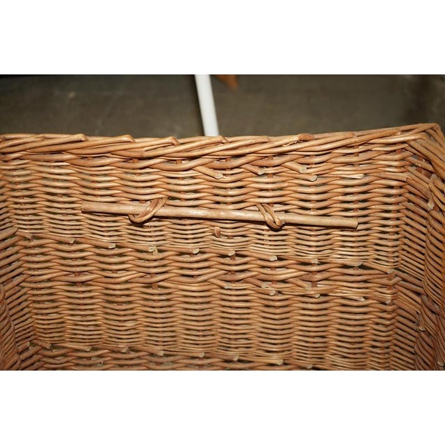 Vintage Wicker Basket from Fortnum & Mason For Sale - Image 12 of 13