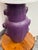 Purple Vintage Purple Ceramic Table Lamp For Sale - Image 8 of 12