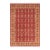Shabby Chic 1990's Abstract Pak-Persian Red/Gold Wool Rug - 6'1'' X 9'4'' For Sale