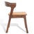 Wood Brylie Wood & Leather Chair - Walnut / Brown For Sale - Image 7 of 8