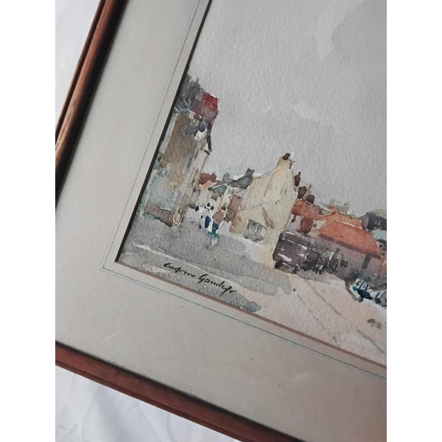 Andrew Gamley, Watercolour Landscape, 1869, Watercolor, Framed For Sale - Image 4 of 6