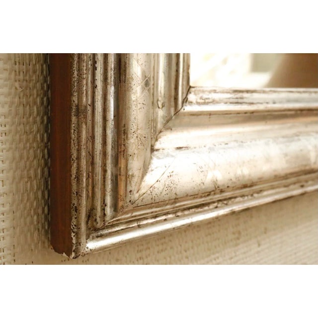 Early 20th Century Large French Louis Philippe Arched Wall Mirror For Sale - Image 5 of 6