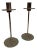 Italian Chrome Candlesticks - A Pair For Sale