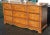 Henry Link Henry Link Furniture Ornate and Partial Gilt Dresser With Lenoir Plated Wall Mirror For Sale - Image 4 of 10