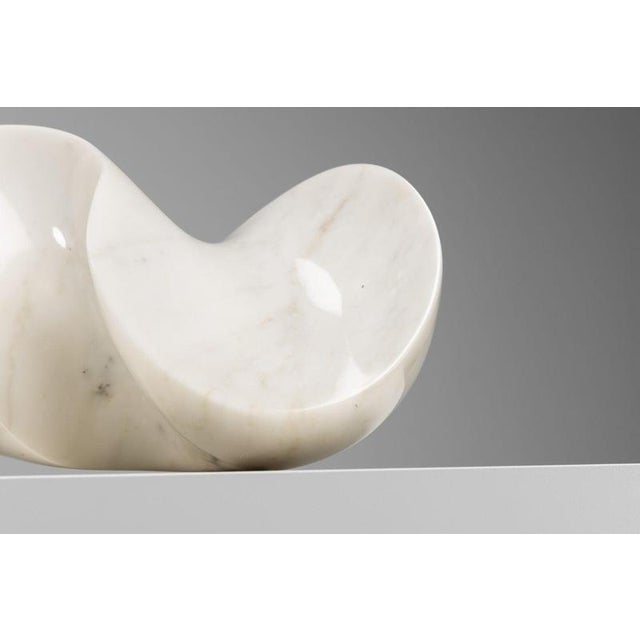 Stone Frie, Abstract Carrara Marble Sculpture, 1970, Marble For Sale - Image 7 of 18