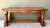Vintage Belgian Solid Wood Trestle Table For Sale - Image 4 of 12