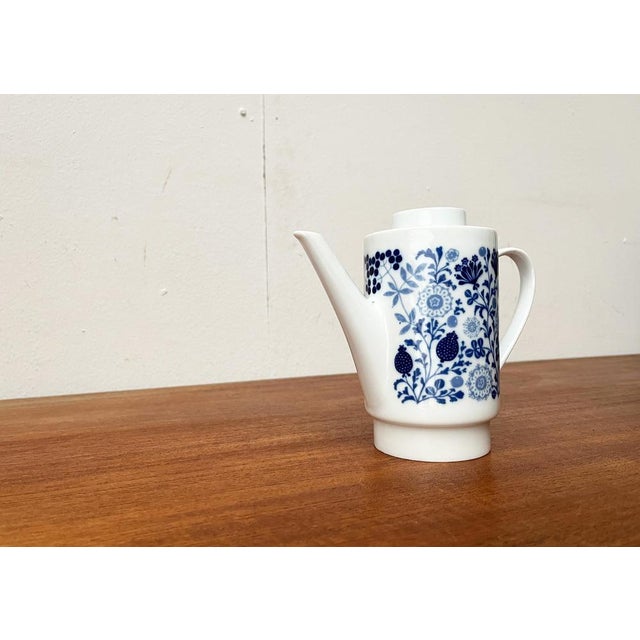 Mid-Century German Ceramic Tea or Coffee Pot Series Hamburg Form 20 Decor Blumenspiel by Lieselotte Kantner for Melitta,...