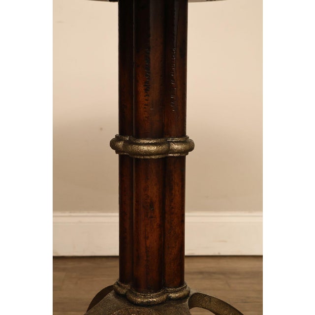 Theodore Alexander Pair Of Round L'Usine Bistro Accent Tables For Sale - Image 11 of 18