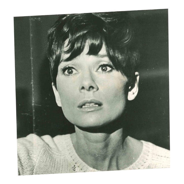 Portrait of Audrey Hepburn, Photograph, 1980s For Sale