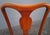 1950's Traditional Queen Anne Style Carved & Embroidered Dining Chairs Set of 6 For Sale - Image 13 of 18