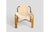 This charming 1960s vintage armchair embodies the essence of safari design with its curved bamboo frame and durable...