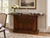 Copper 1970s Vintage Bernhardt Hibriten Expandable Pecan & Oak Flip-Top Server For Sale - Image 8 of 9