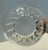 Transparent Mid-Century Pressed Glass Daisy Snack Set | Four Plates With Four Cups Mid-Century Modern / Hollywood Regency For Sale - Image 8 of 9