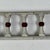 American Architectural Salvaged Wooden Balustrade Railing With Original White & Red Knots Paint For Sale - Image 3 of 11