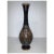 Great Japanese Black Cloisonne Vase with Phoenix. H: 10"