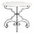 French Marble Top Brasserie Table For Sale