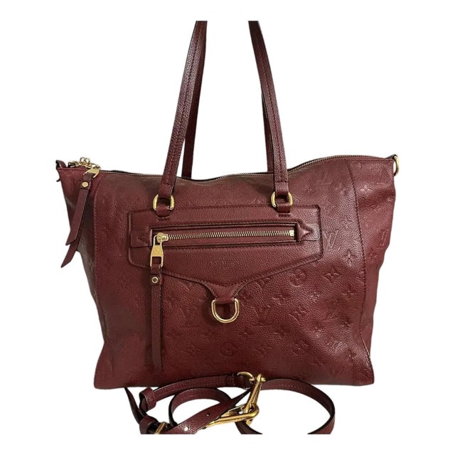 Lumineuse leather handbag For Sale