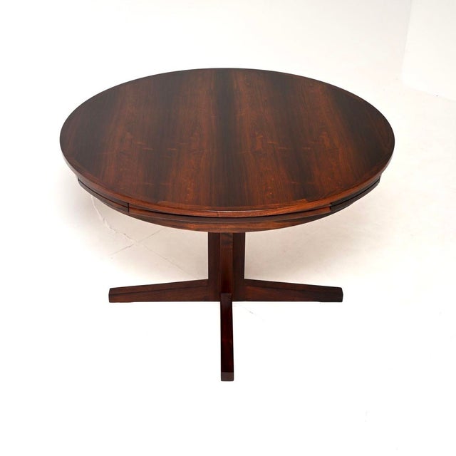1960s Vintage Danish Flip Flap Lotus Dining Table from Dyrlund, 1960 For Sale - Image 5 of 11