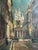 Vintage 1950’s French Oil Painting “A View of Paris” by A. Franchet For Sale In Philadelphia - Image 6 of 9