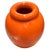 Art Deco Large 15" Orange California Pottery Vase Planter Oil Jar by Bauer Pottery, 1920 For Sale - Image 3 of 9