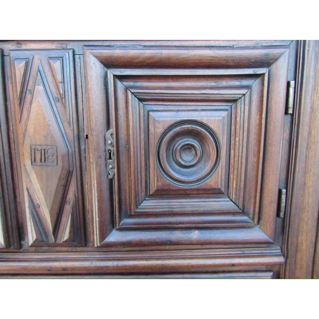 Early 18th Century 18th. Century Paneled French Armoire From Normandy For Sale - Image 5 of 18