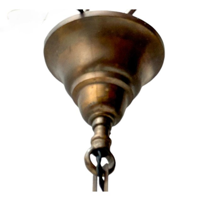 Black Art Nouveau Pendant Lamp, 1900s For Sale - Image 8 of 9