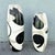 Postmodern Abstract Tessellated Stone Vases - Set of 2 For Sale - Image 4 of 6