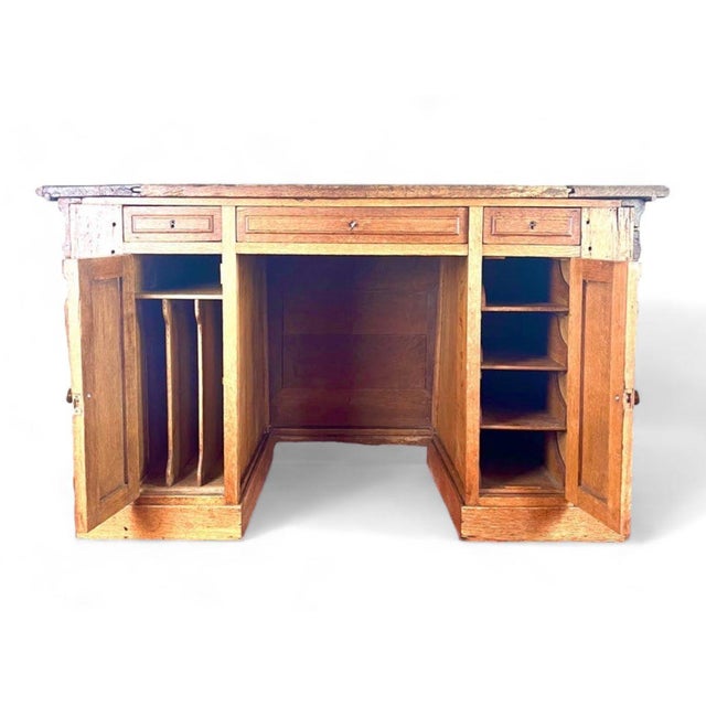 17th Century Henri IV Renaissance French Chest Desk in Carved Wood, France For Sale - Image 6 of 13