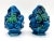 1960s 1960’s Inarco Blue Mood Indigo Fruit Topiary Salt and Pepper Shakers For Sale - Image 5 of 8