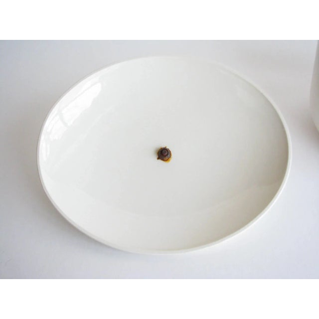 Off-white Vintage Taylor Smith & Taylor Boutonniere Lidded Serving Dish For Sale - Image 8 of 12