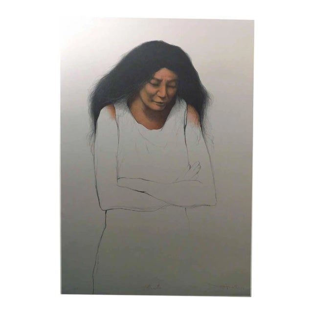 Frank Howell "Marita" Lithograph on Paper Hand Signed For Sale